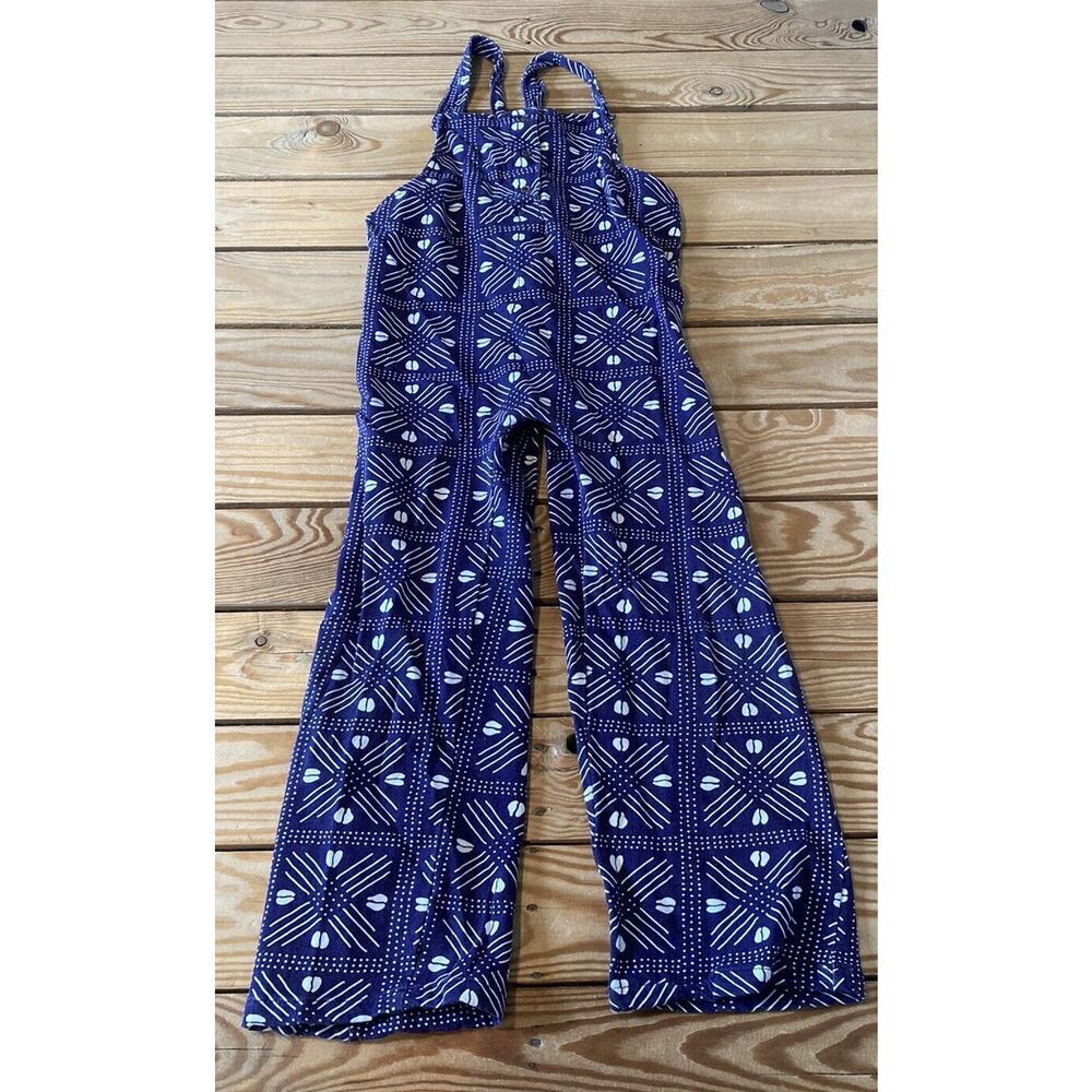 Ade + Ayo Patterned Overalls Size Small Girl’s Purple